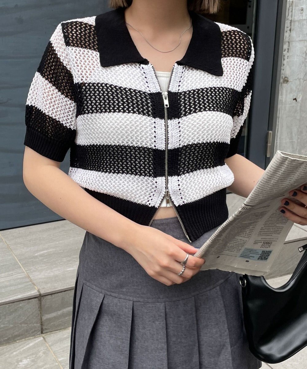 WEGO WZIPニットカーデ 