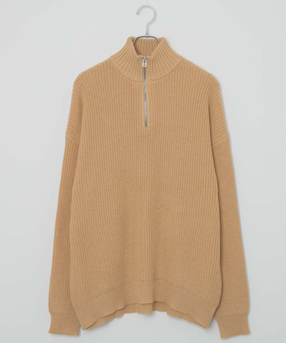 WEGO オーバーフィットハーフジッププルオーバー 