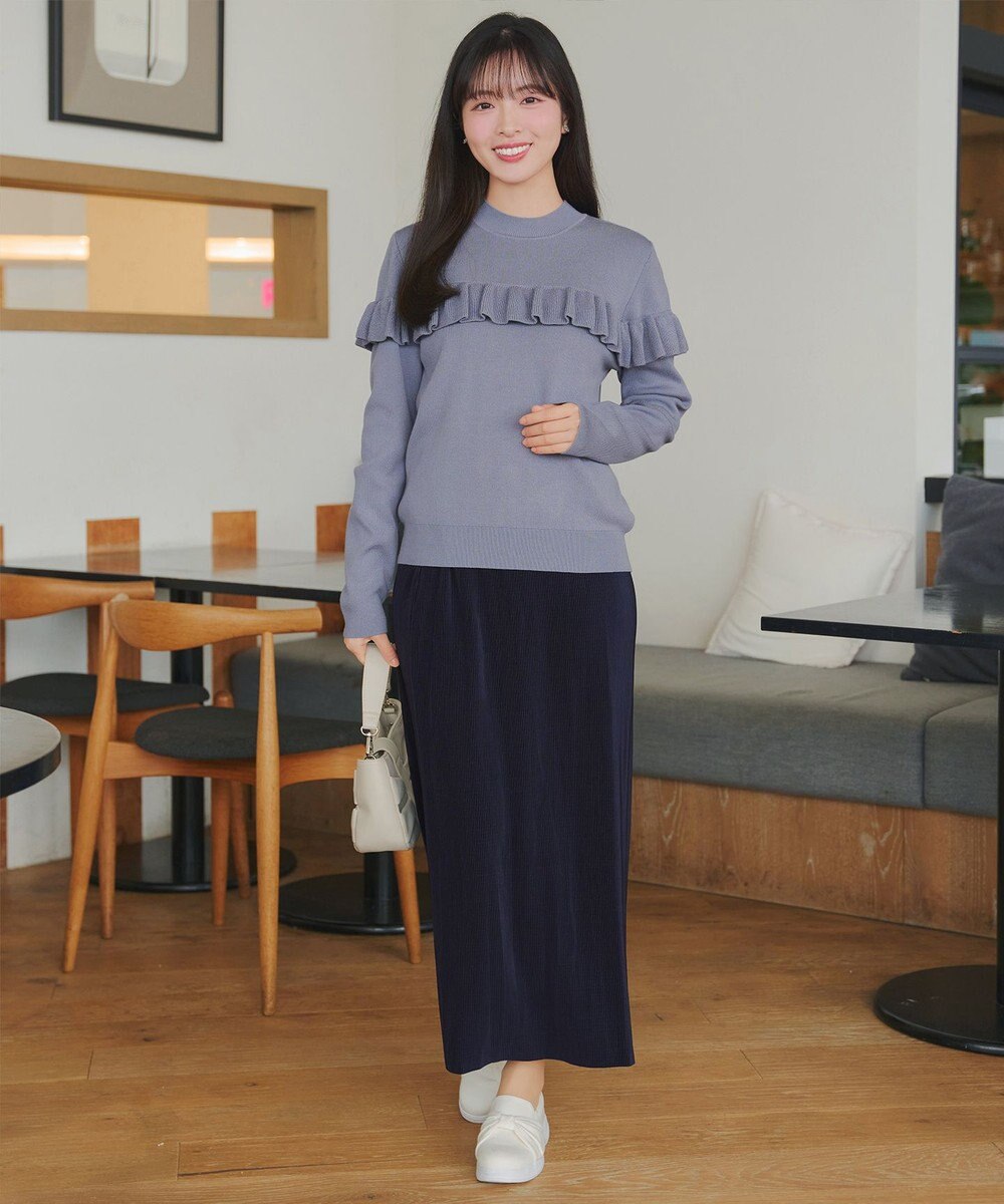 Tiaclasse L 【おのののかさん着用】クリスタルプリーツスカート 