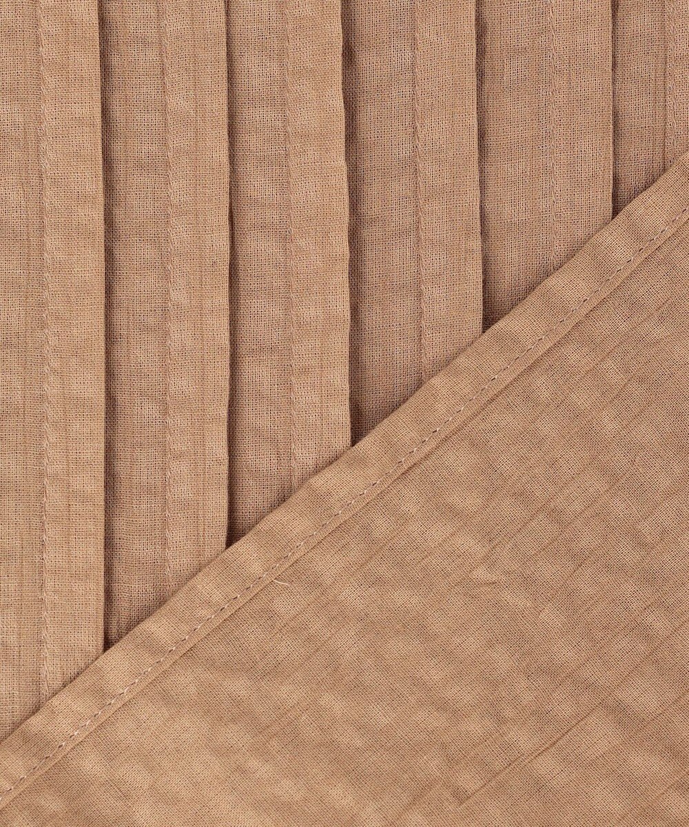 自由区 S 【涼やか】エアリーコットンリップピンタックフレンチスリーブ ブラウス 