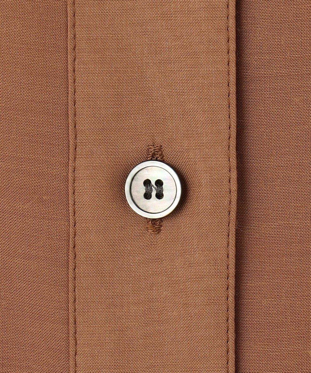 23区 S ウールシアーボイル バンドカラー シャツ 