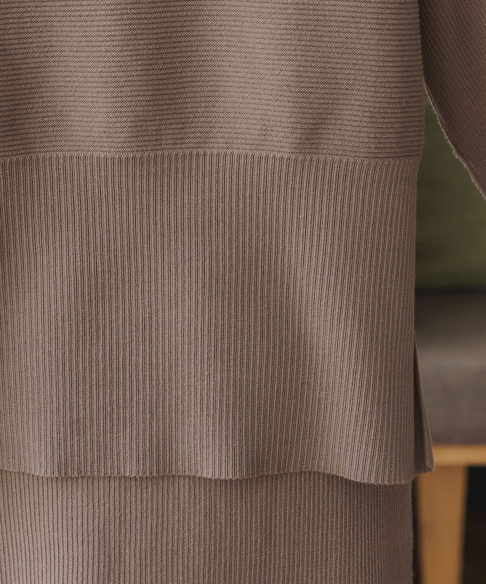 Tiaclasse 【2点セット】ニットトップス＋スカートセットアップ 