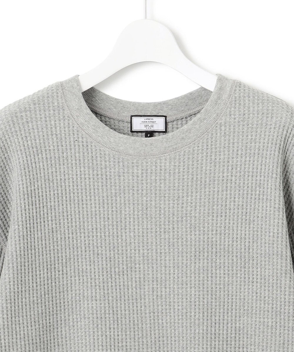 J.PRESS YORK STREET 【WOMEN】サーマルラウンドヘム ロングスリーブTシャツ 