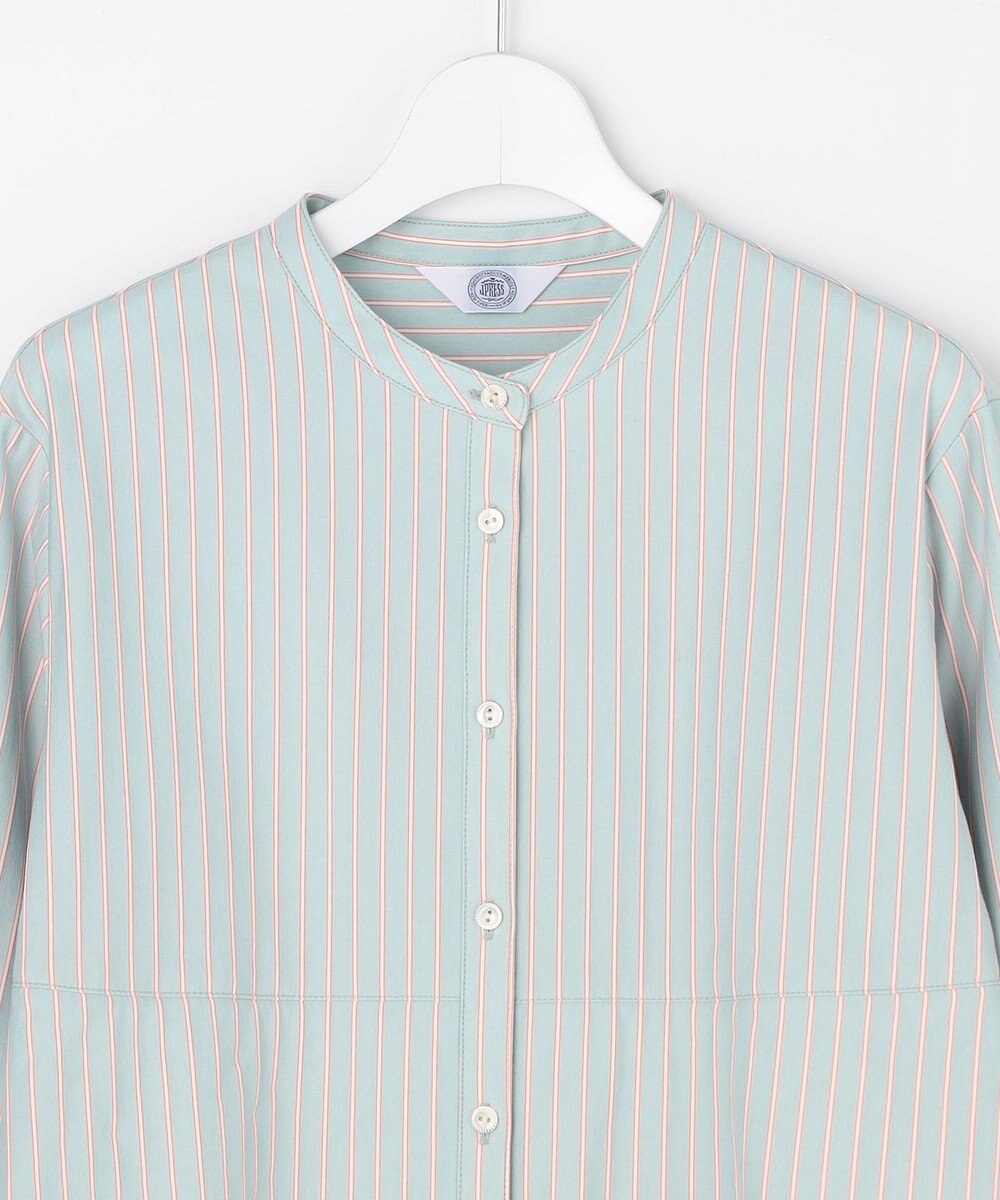 J.PRESS LADIES ストライプジャージー フリル カットソー 