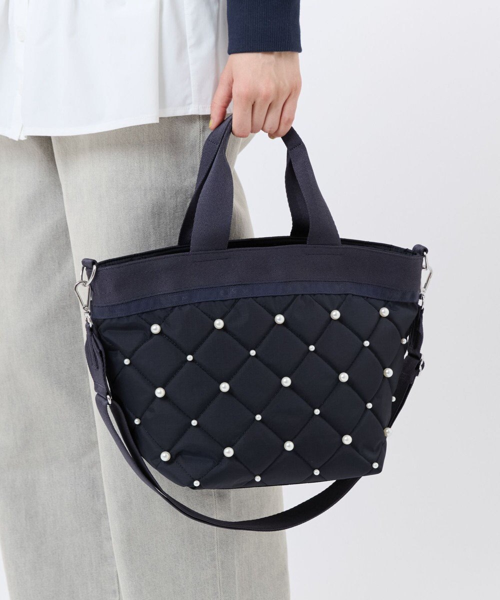 LeSportsac BUCKET TOTE W PEARLS/ディープシーパール 