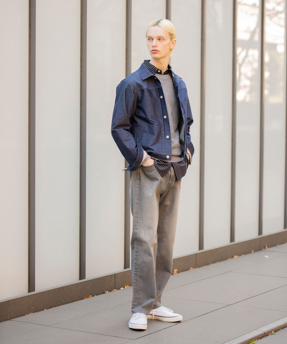 J.PRESS MEN 【KANEMASA JERSEY】ジャージー デニムジャケット 