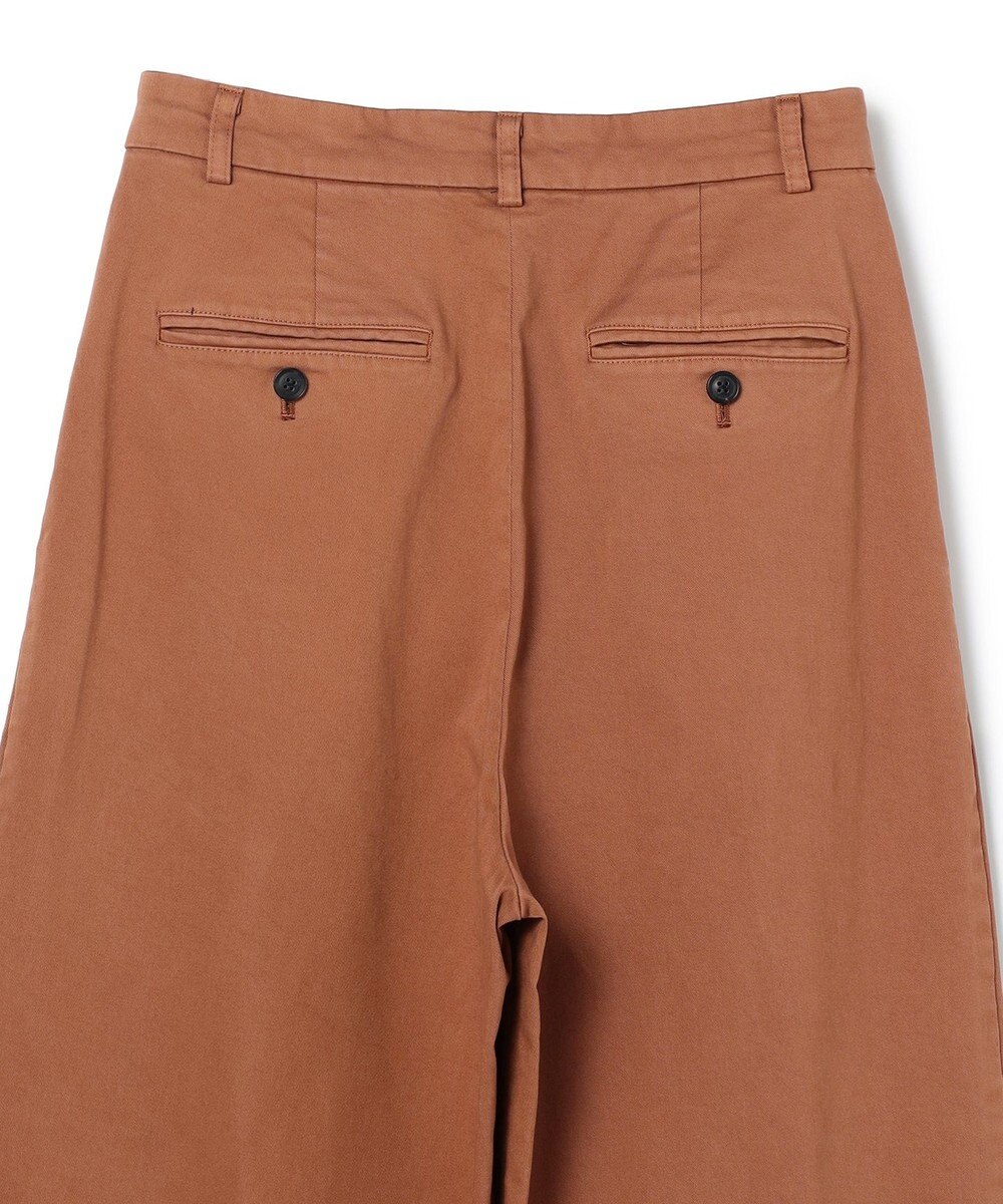 BEIGE， 【洗える・Oggi 11月号掲載】HAMLIN / コットンストレッチ2タックワイドパンツ 