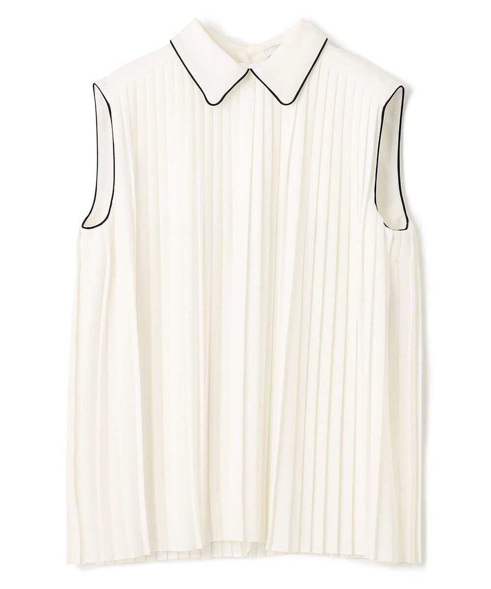 BEIGE， 【WEB限定】PERLE / プリーツブラウス 