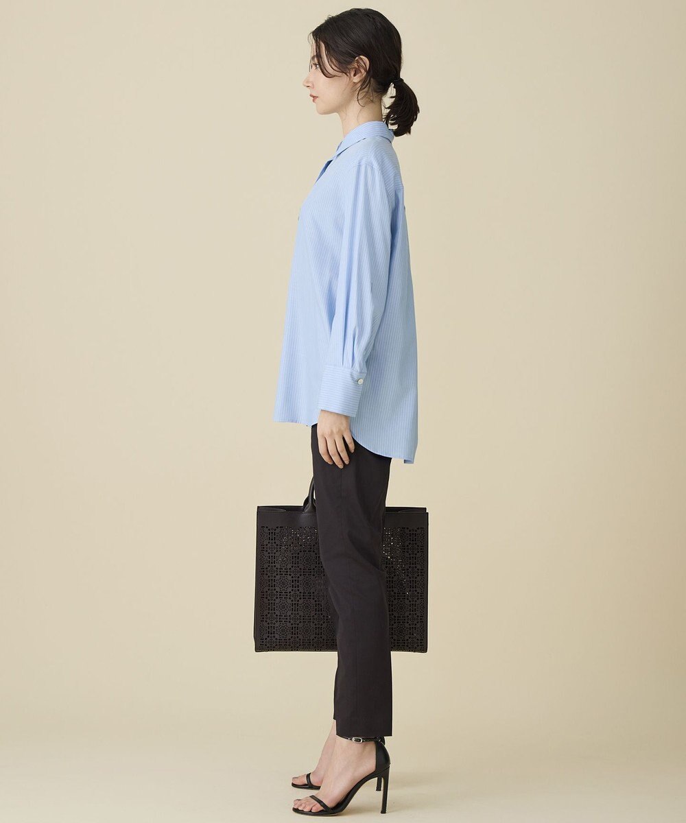 自由区 L ドレープブロード シャツブラウス 