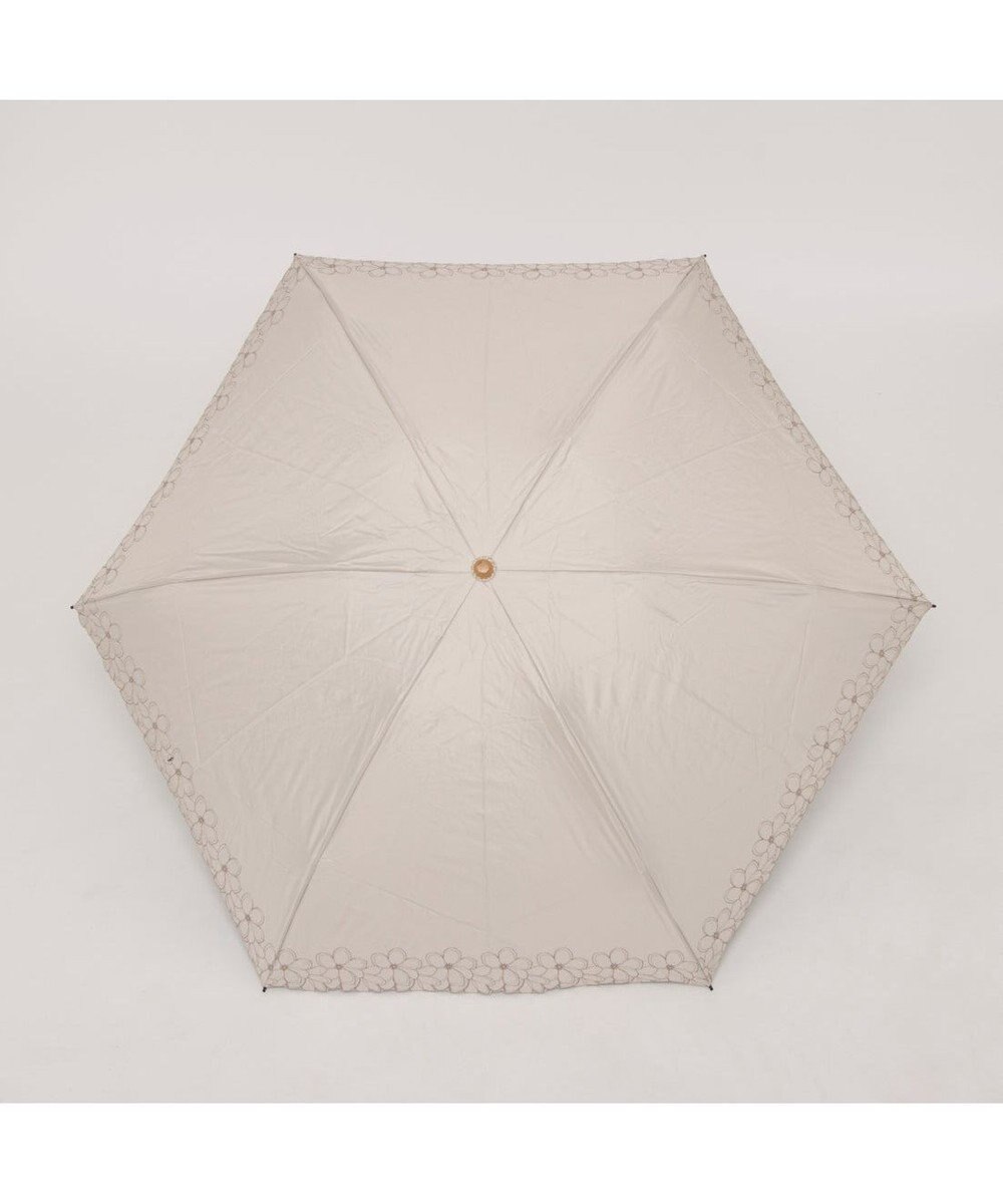 UNBILLION カシュネ cachenez / 【晴雨兼用】【日傘】UV カット率99％以上 PU軽量フラワー刺繍ミニ折りたたみ傘 