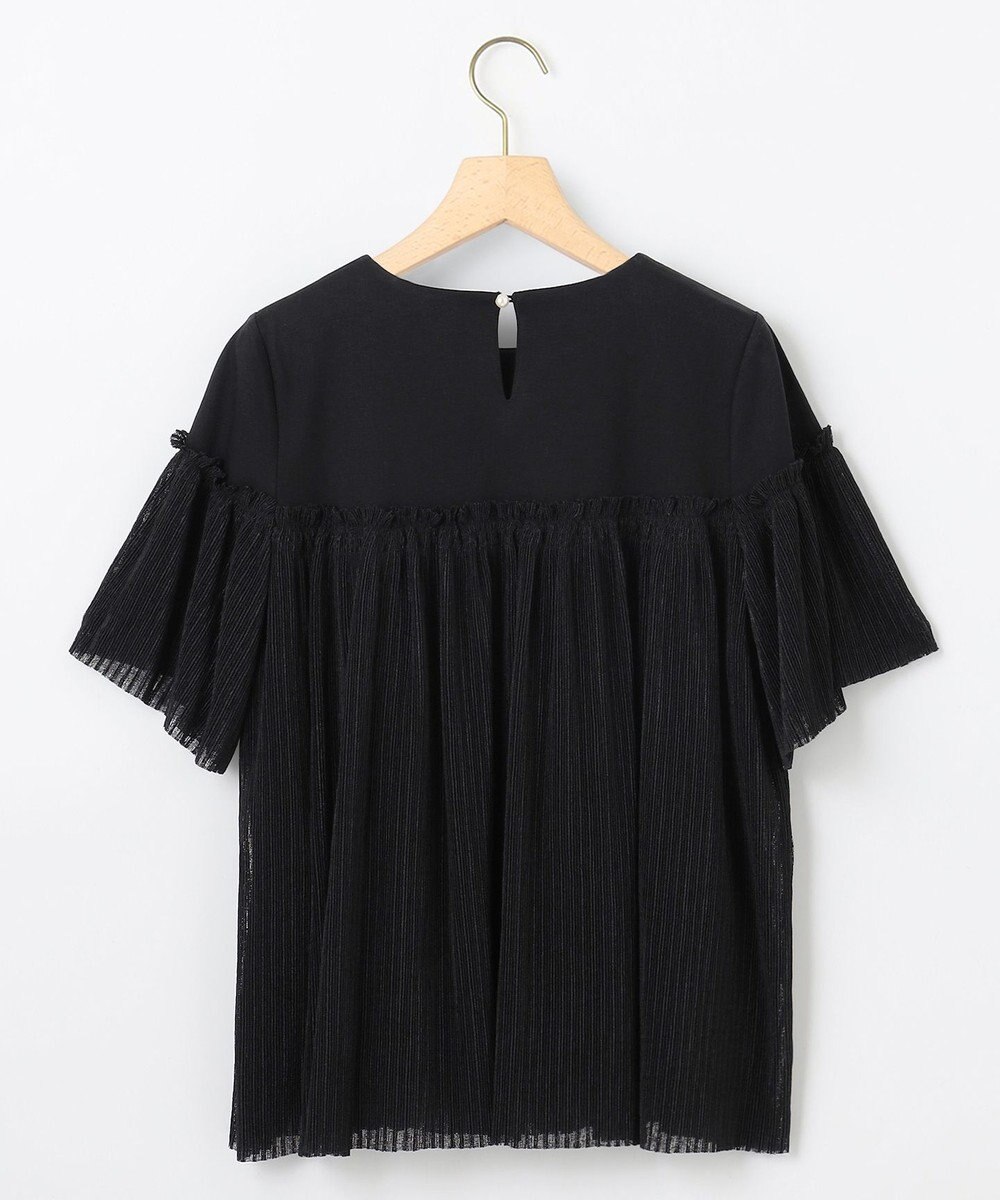 組曲 S プリーツコンビ5分袖 カットソー 