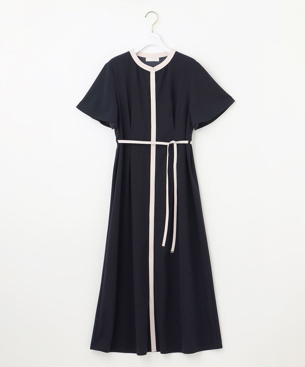 ANY SIS 【UVケア・ストレッチ・洗える】2WAYジョーゼットジャージー ワンピース 