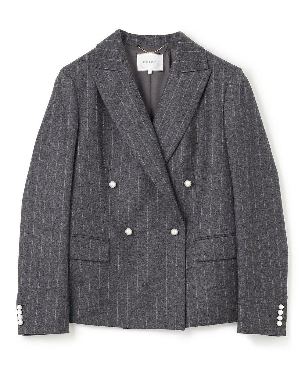 BEIGE， MARCEAU / パールジャケット 