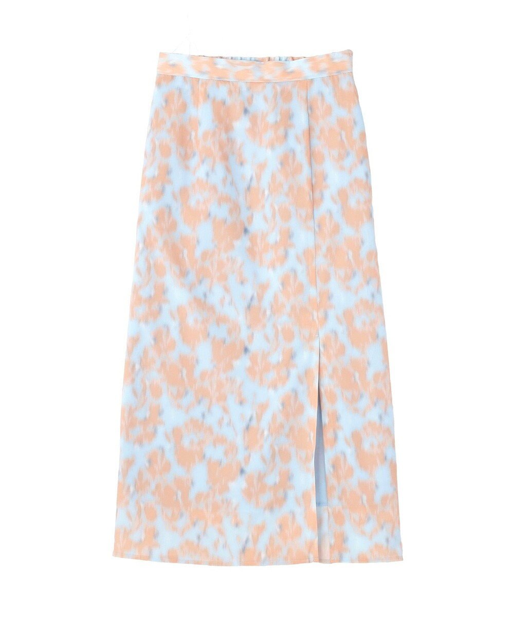 CRAFT STANDARD BOUTIQUE フラワープリントスリットロングスカート 