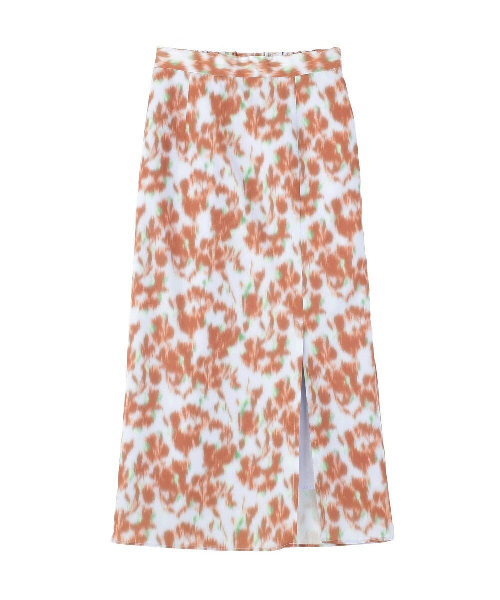 CRAFT STANDARD BOUTIQUE フラワープリントスリットロングスカート 