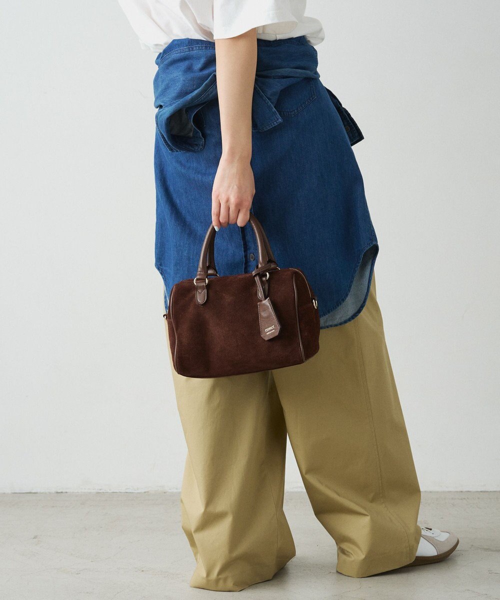 russet  スエード2WAYミニボストンバッグ(CE-1570-WEB) 