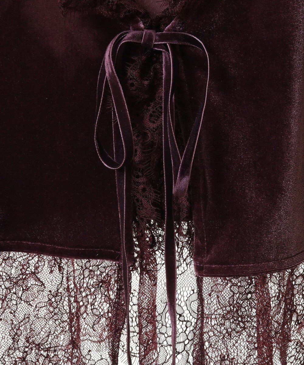 CRAFT STANDARD BOUTIQUE ベロアレース付きベスト 