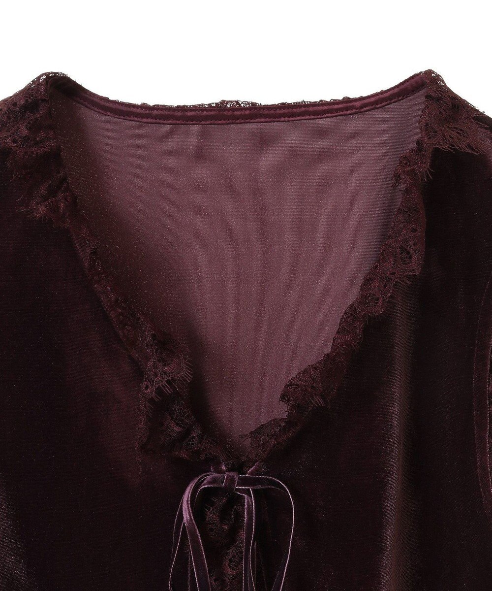 CRAFT STANDARD BOUTIQUE ベロアレース付きベスト 