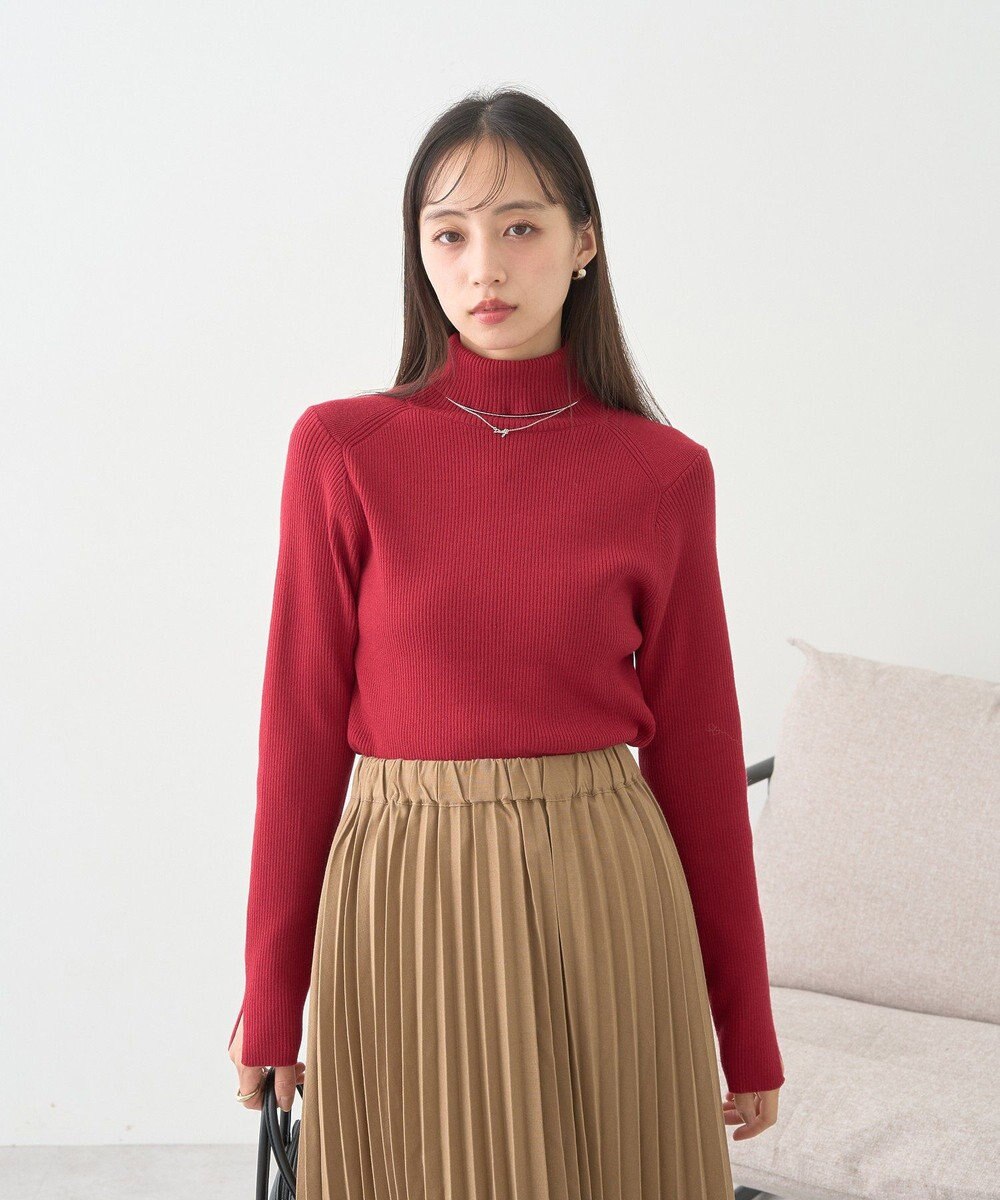 earth music&ecology 【イージーケア】【洗濯機洗い可】レンチング(TM)エコヴェロ(TM)(リブタートル) 