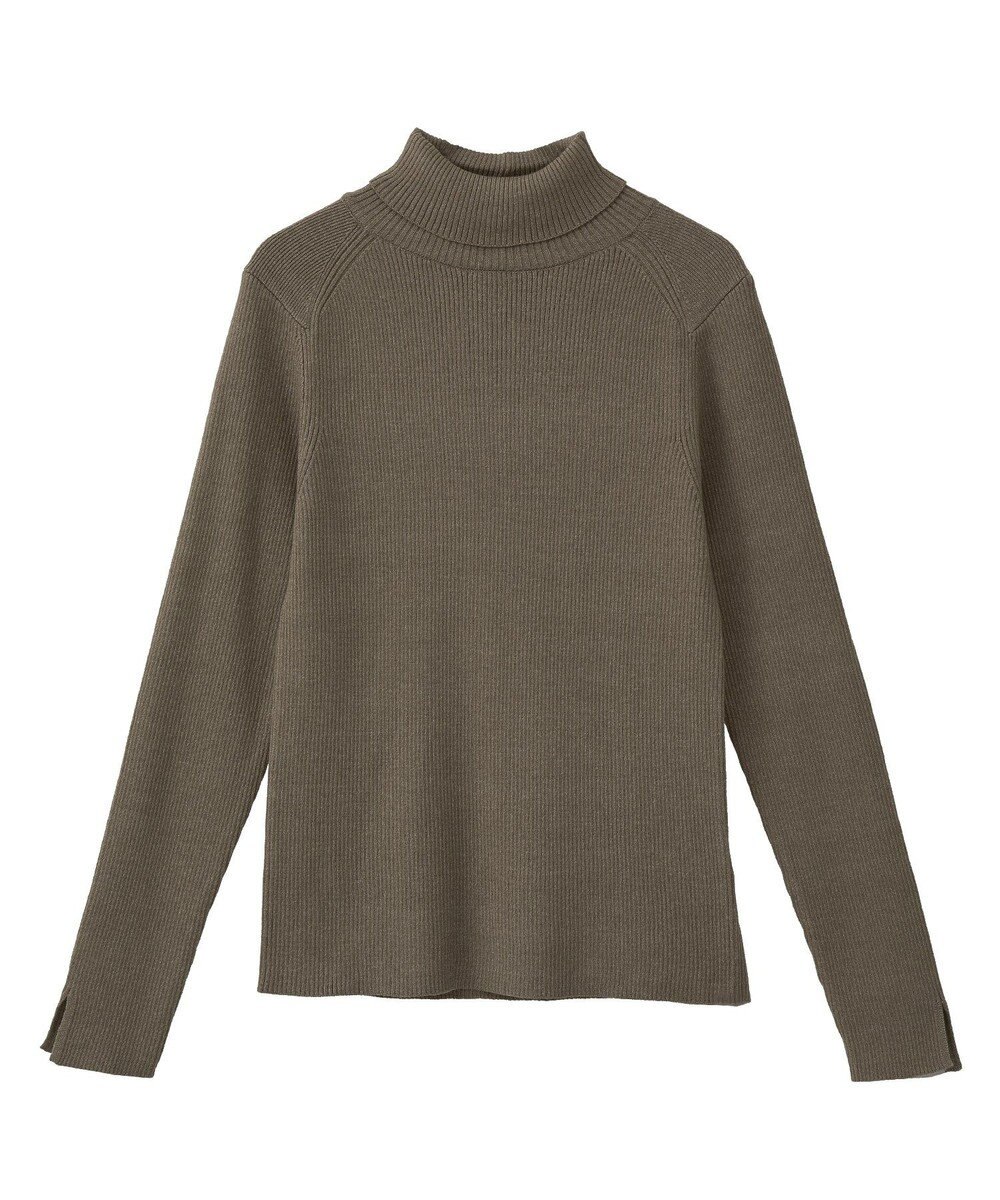 earth music&ecology 【イージーケア】【洗濯機洗い可】レンチング(TM)エコヴェロ(TM)(リブタートル) 