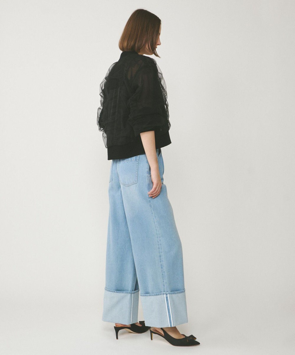 GRACE CONTINENTAL チュールギャザーブルゾン 