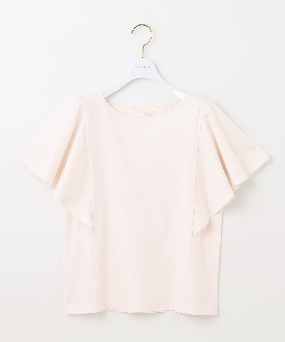 ANY SIS 【接触冷感】360°好印象フリルスリーブ カットソー 