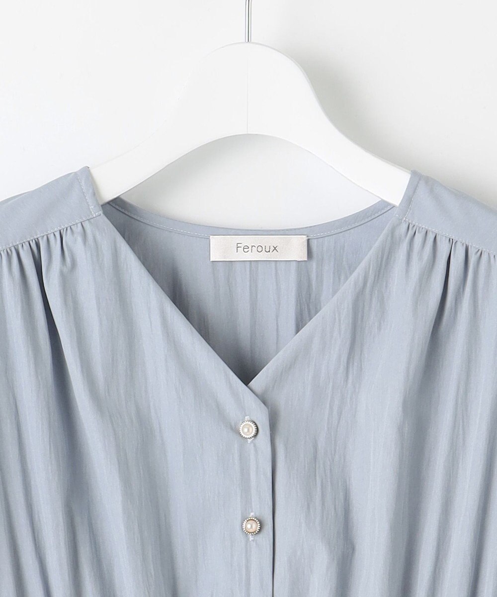 Feroux バルーンスリーブ ワンピース 