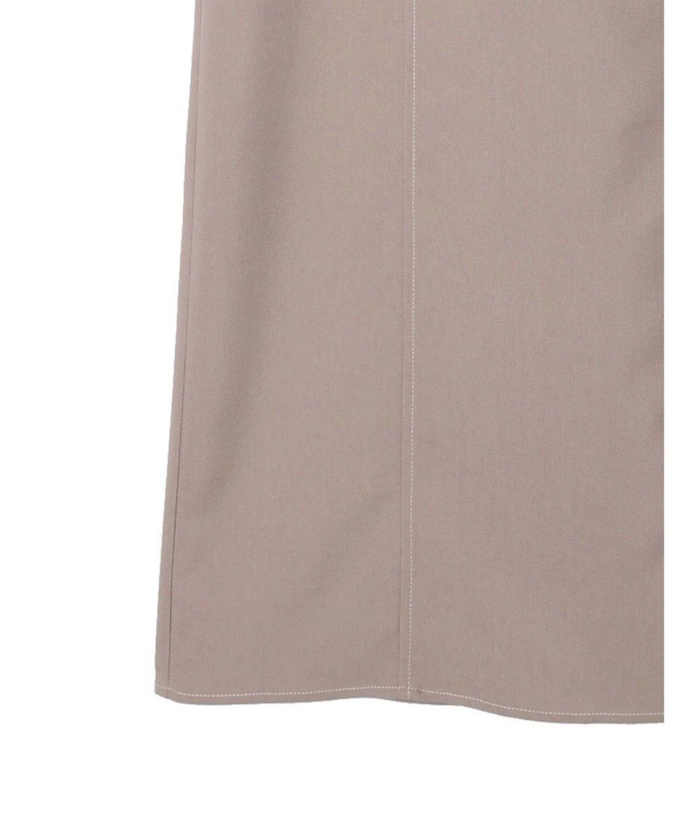 earth music&ecology 配色ステッチパフスリーブワンピース 