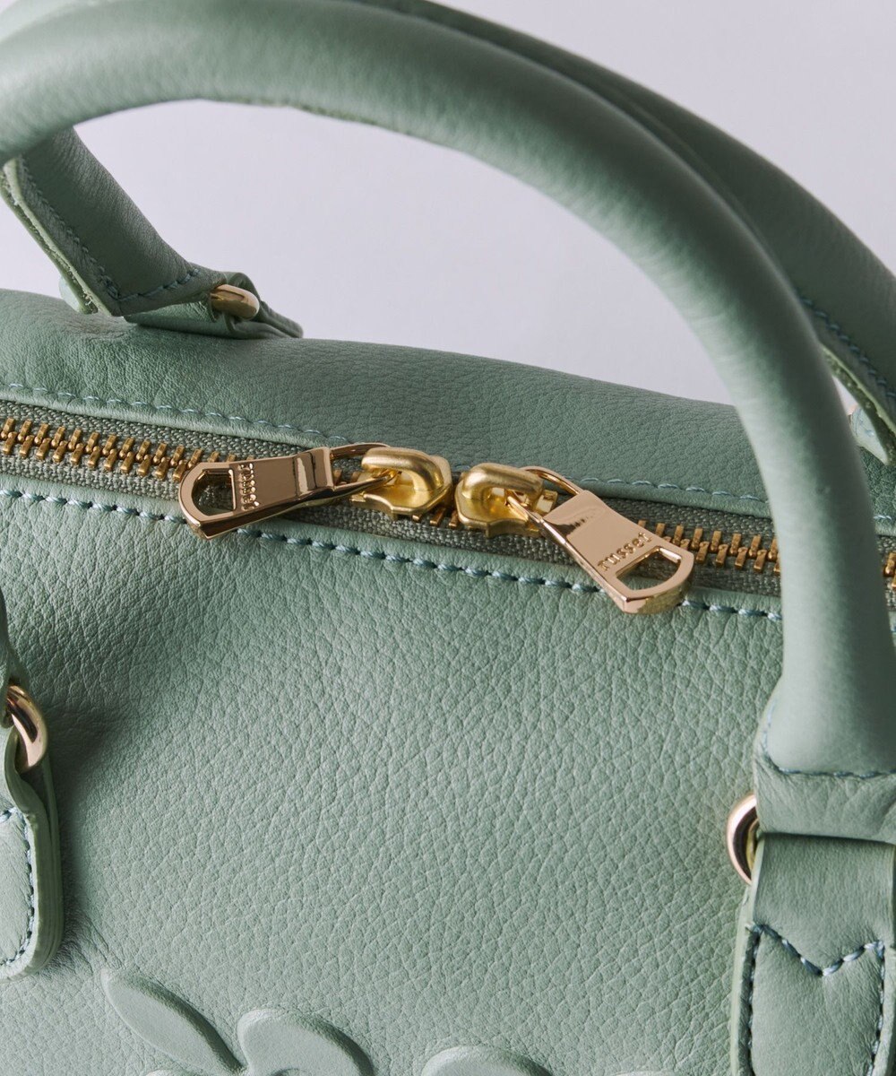 russet 《composition》レザー2WAYミニボストンバッグ(CE-1684) 