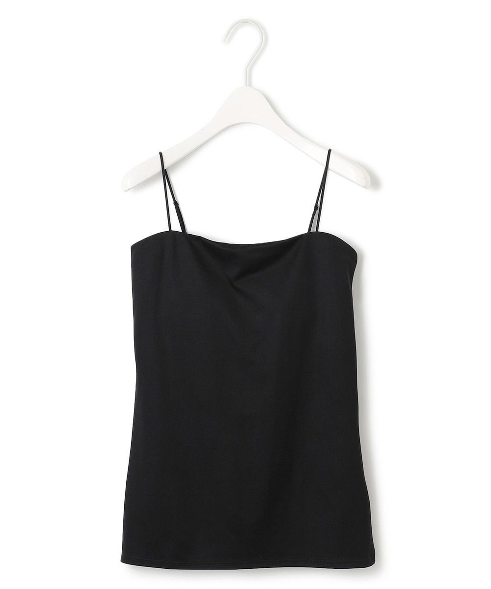 ICB L 【接触冷感・UVケア・速乾・洗える】カップ付きサテンキャミソール 