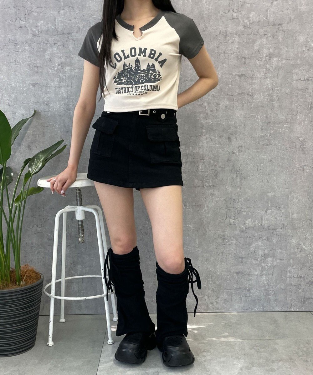 WEGO リブショートCOLOMBIAT 