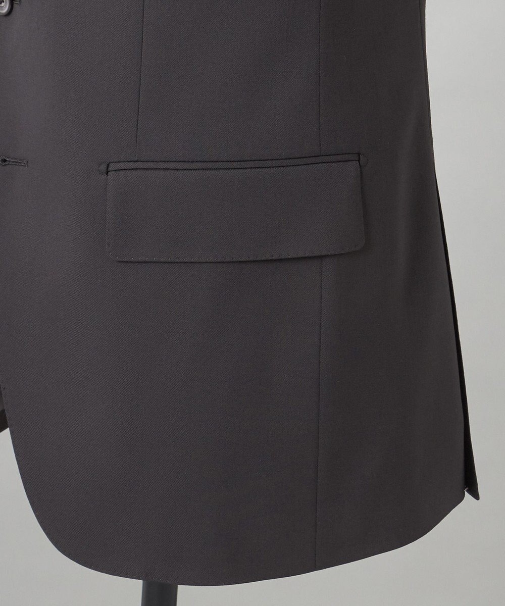 GOTAIRIKU リクルート/フレッシャー/成人式にもおすすめ【しわになりにくい/ストレッチ】ストレッチギャバジン スーツ_ブラック 