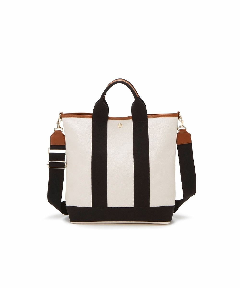 TOPKAPI 【Breath TOPKAPI】スコッチグレイン ネオレザー 縦型 A4 トート バッグ ショルダー付き L 