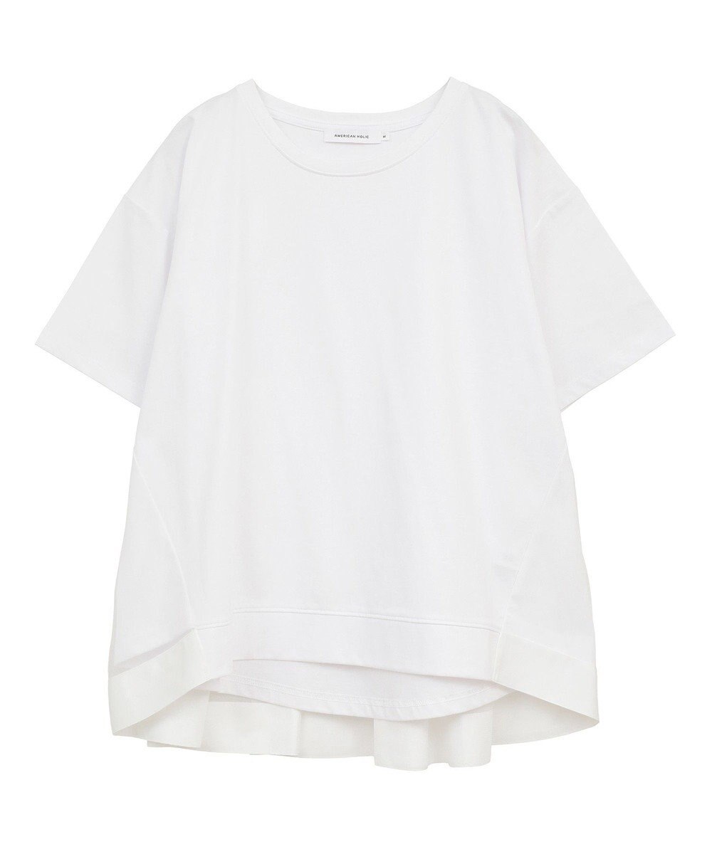 AMERICAN HOLIC バックチュールレイヤードカットプルオーバー 