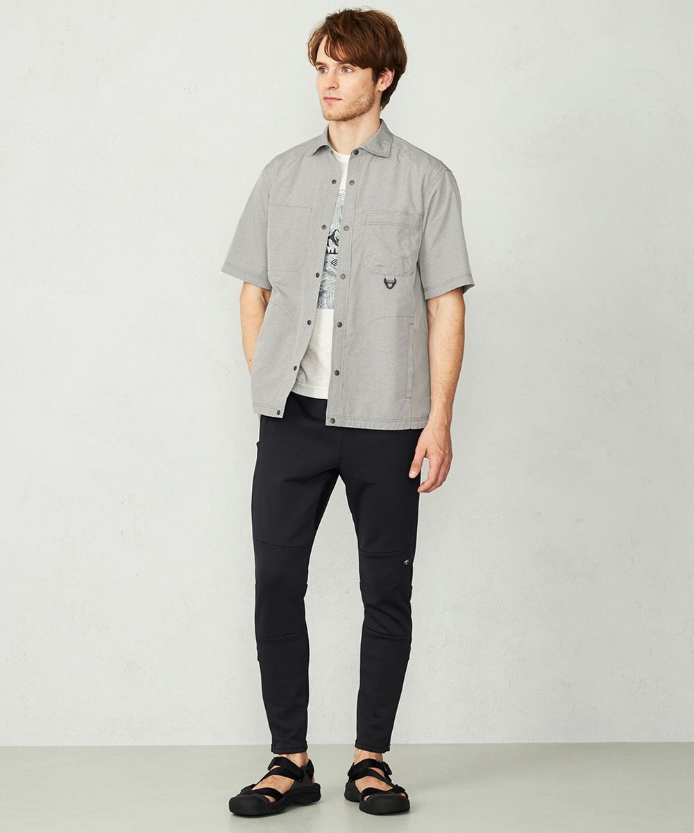 JOSEPH ABBOUD MOUNTAIN 【UNISEX】3Dエンボス シャツ 