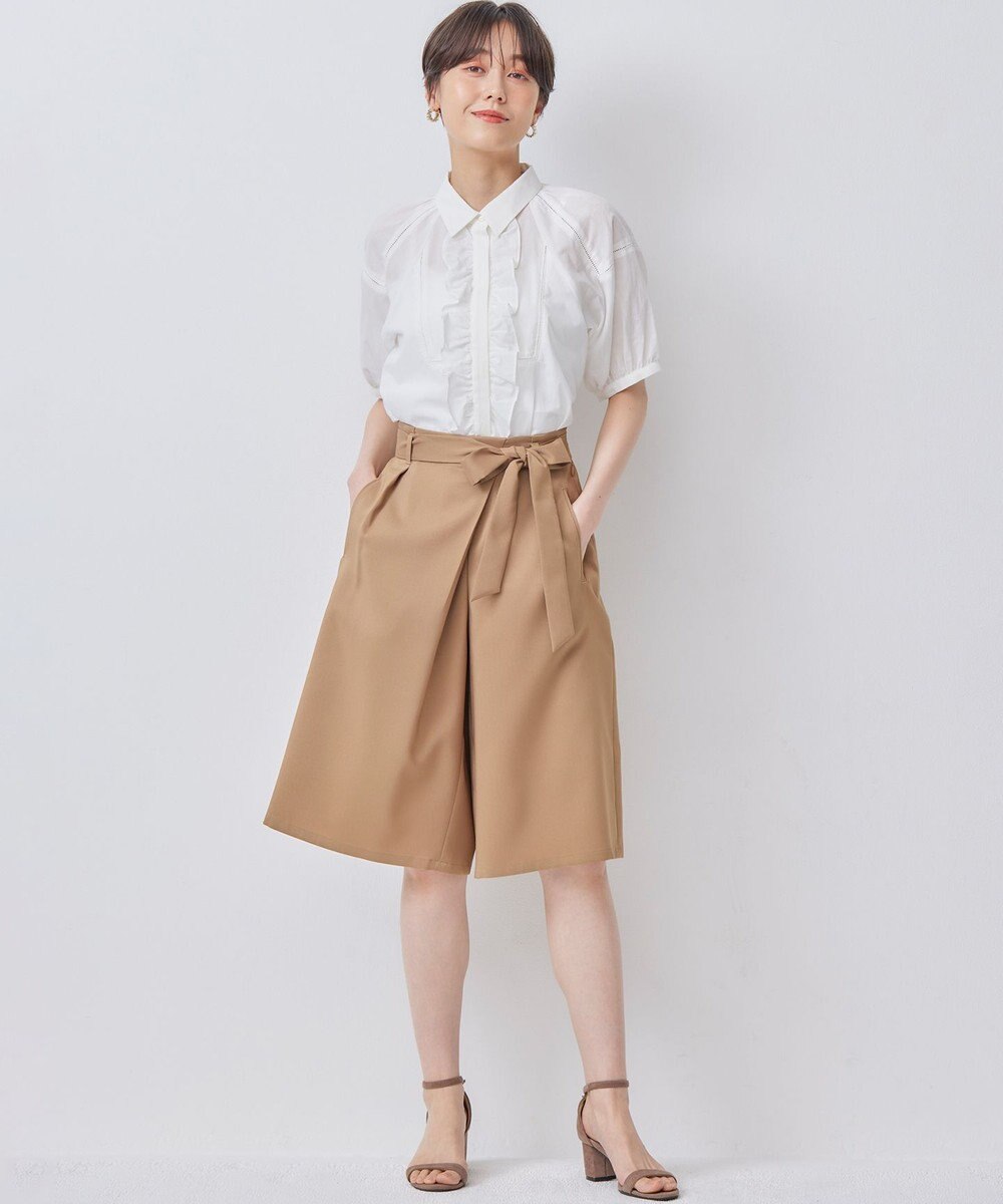 組曲 【WEB限定】オシャクロスキュロットパンツ 