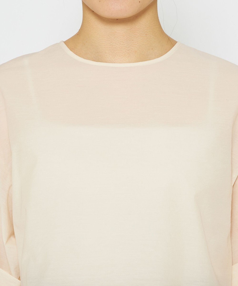 uncrave 【手洗い可】シアー ブラウス（uncrave WHITE） 