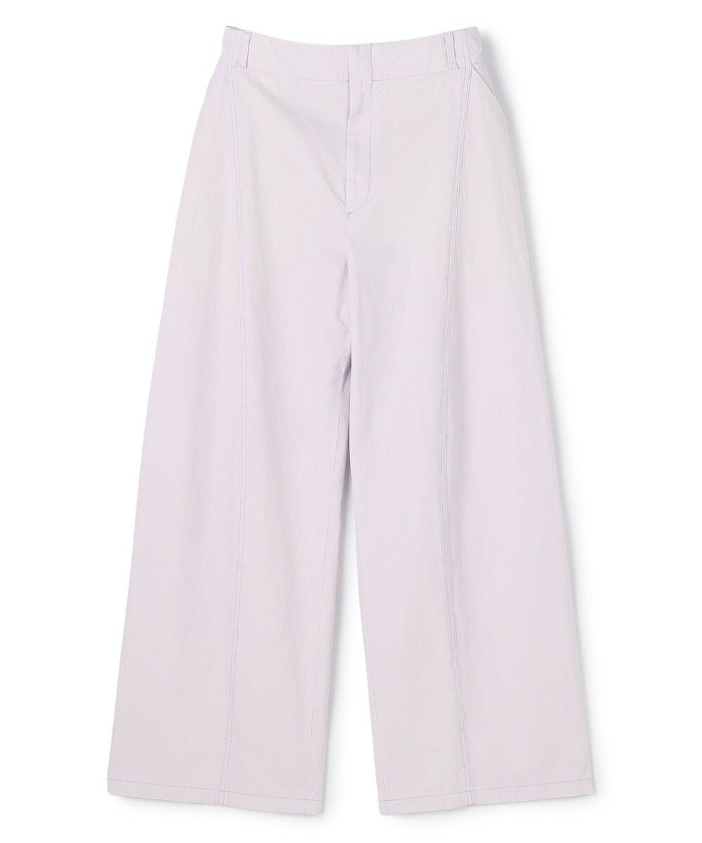 BEIGE， PREHNA / コットンツイル カービーシームワイドパンツ 