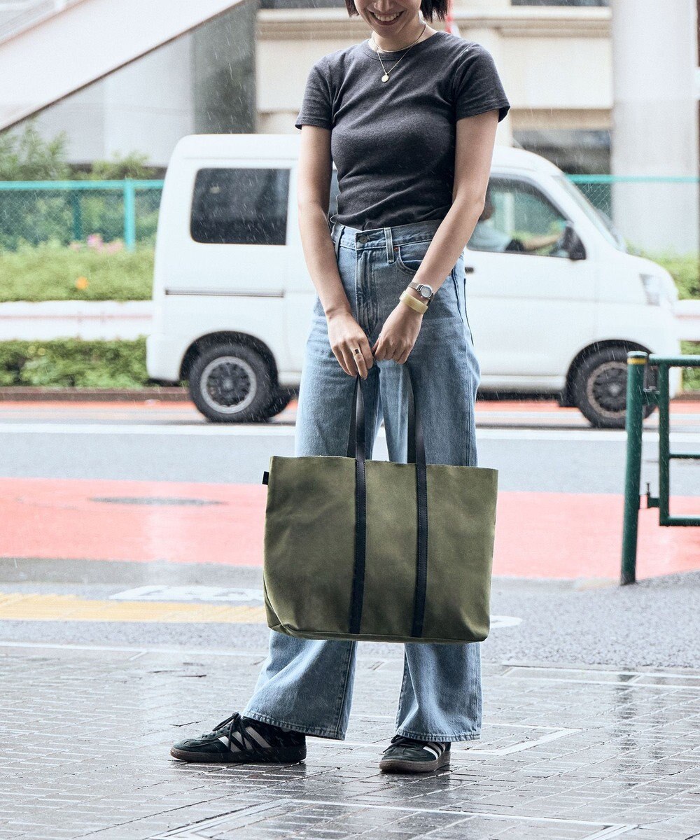 ACE BAGS & LUGGAGE UNTRACK PARK/TC コットン 横型トートバッグ L 60063 アントラック 