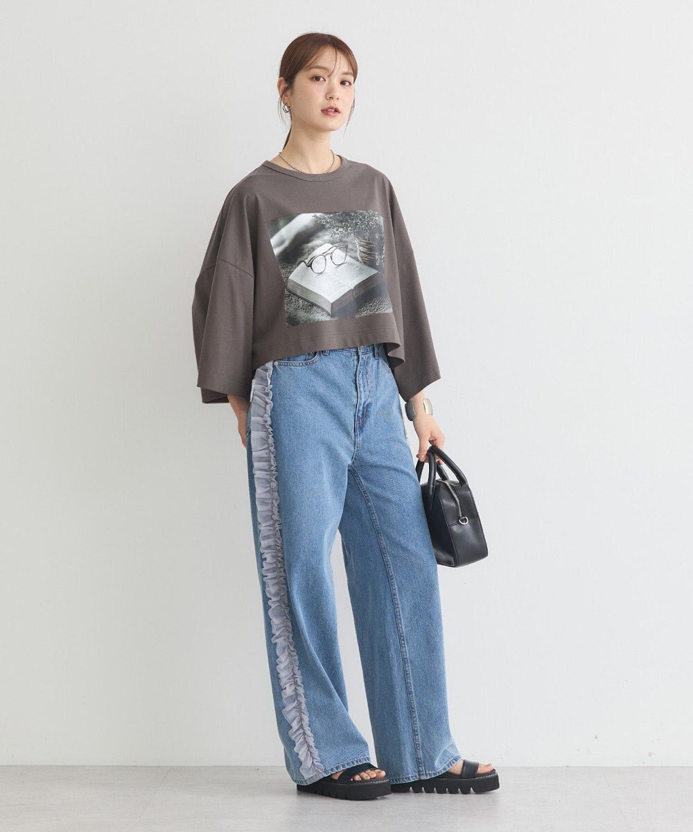 earth music&ecology アソートプリントワイドTee 