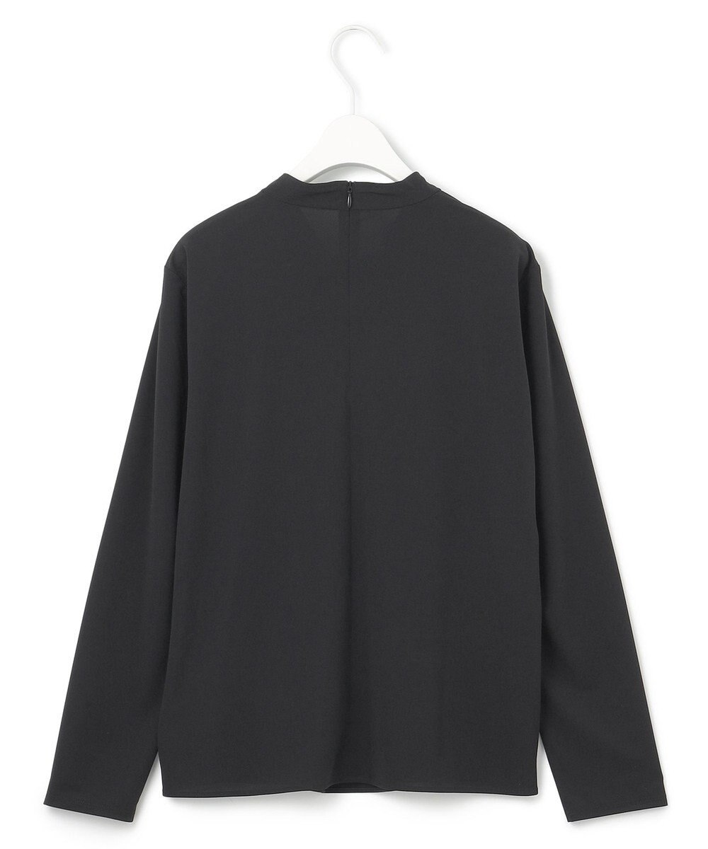 ICB L 【洗える】ジョーゼットジャージー ボウタイ風プルオーバー 