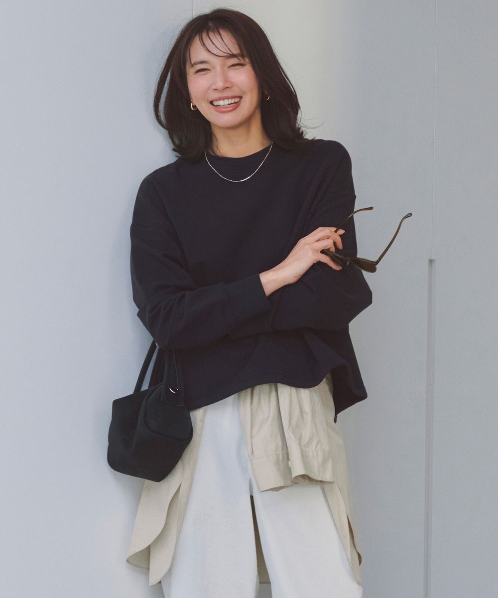 UNFILO ハイストレッチ ドロストスウェット 