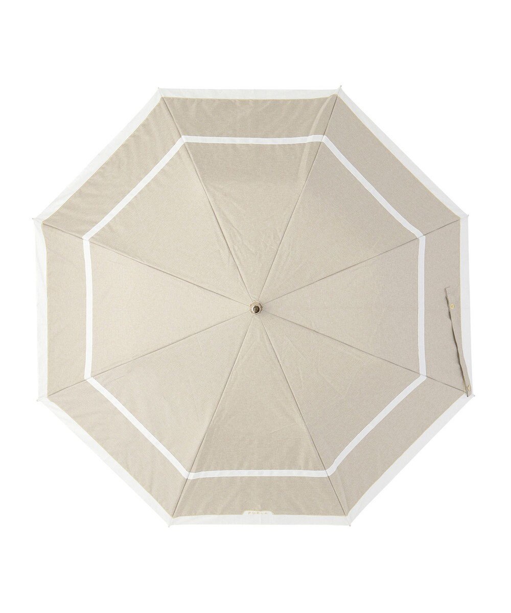 MOONBAT FURLA 晴雨兼用日傘 折りたたみ傘 シャンブレー切継 ／遮光 遮熱 UV 