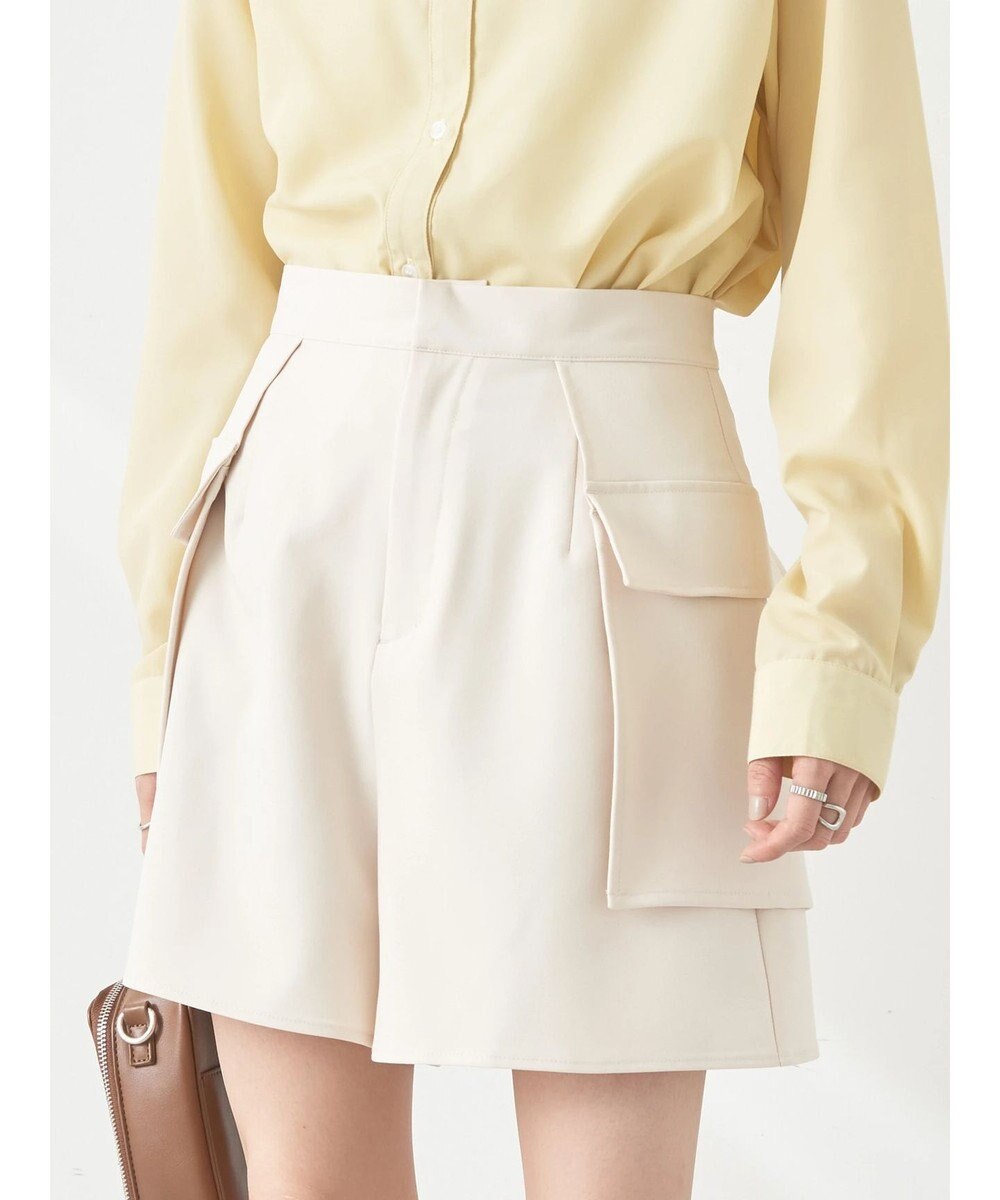 earth music&ecology デザインポケットショートパンツ 