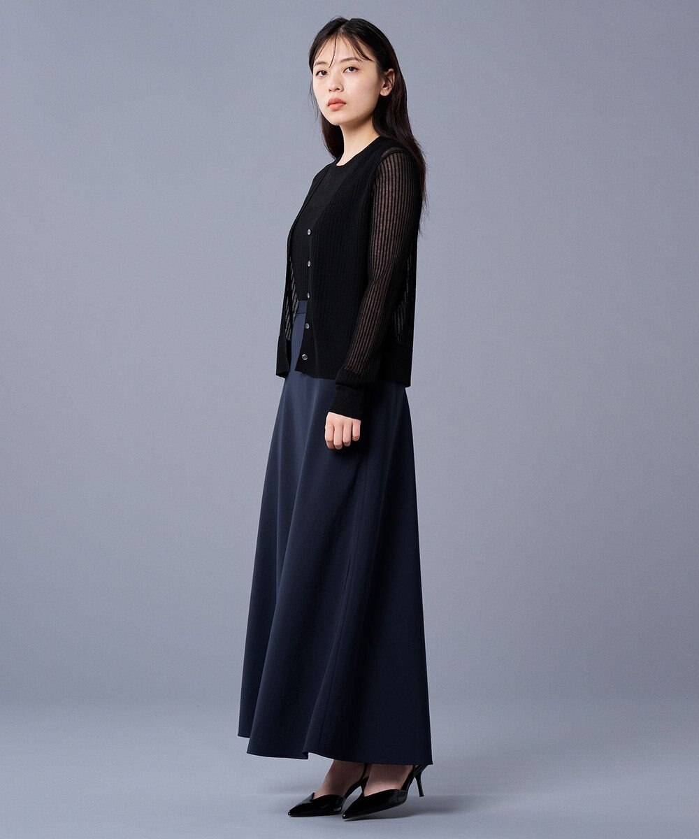 uncrave マット サテン フレアスカート（uncrave STANDARD） 