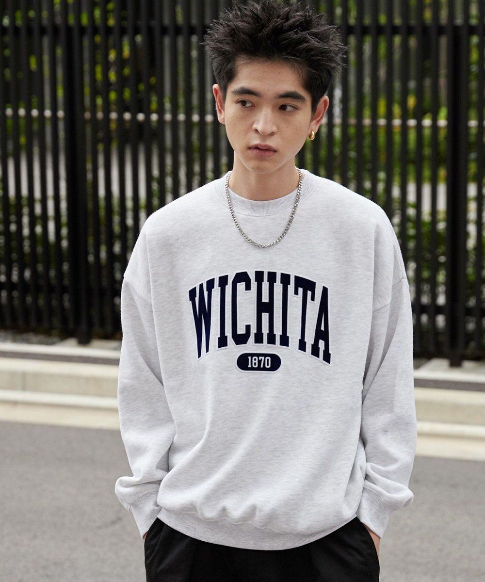 WEGO 【２点SET】アクセ付きグラフィックプルオーバー 