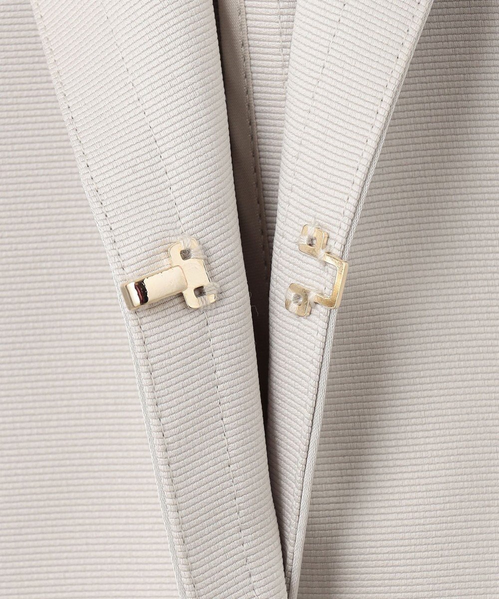 自由区 S 【洗える】グログランパフスリーブ ジャケット 