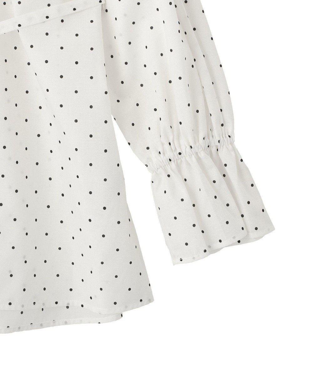 earth music&ecology 【イージーケア】TRキュプラダブルボタンフリルシャツ 