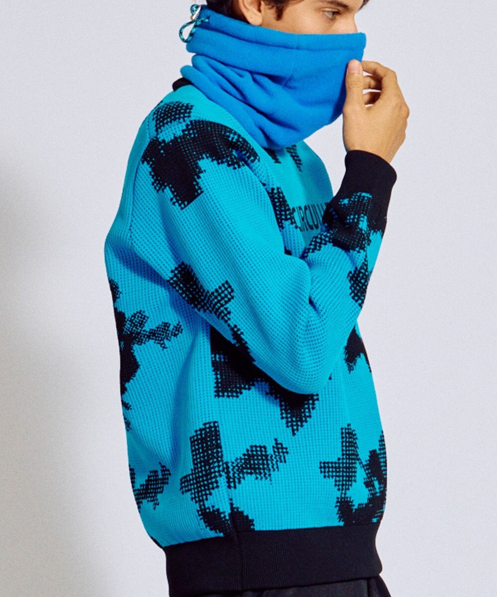 PW CIRCULUS 【MEN】Spark dot camouflage 軽量ニット ゴルフ 