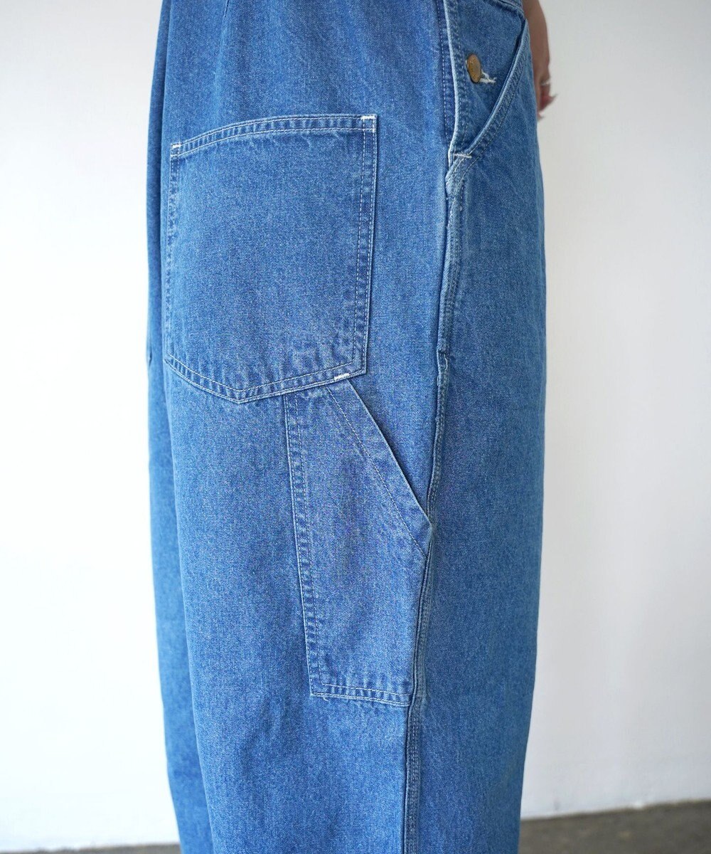 caqu デニムオーバーオール 